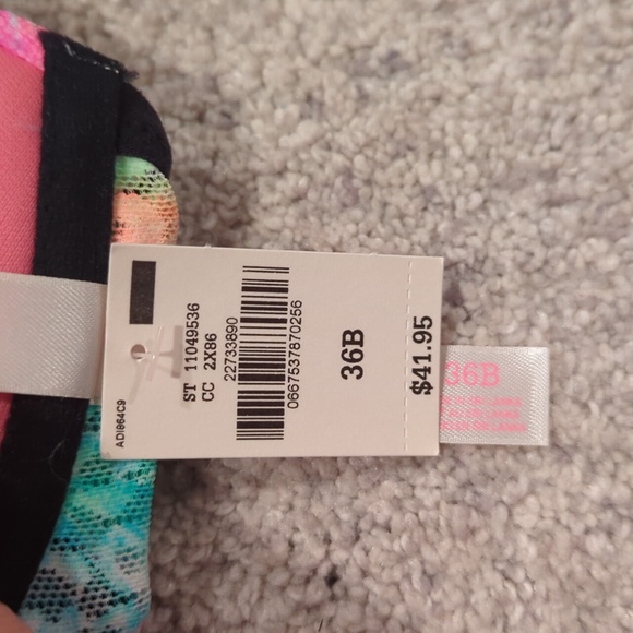 PINK Victoria's secret rainbow front closure bra - Picture 7 of 10